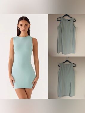 Vintage 90’s Pastel Green Mini Dress